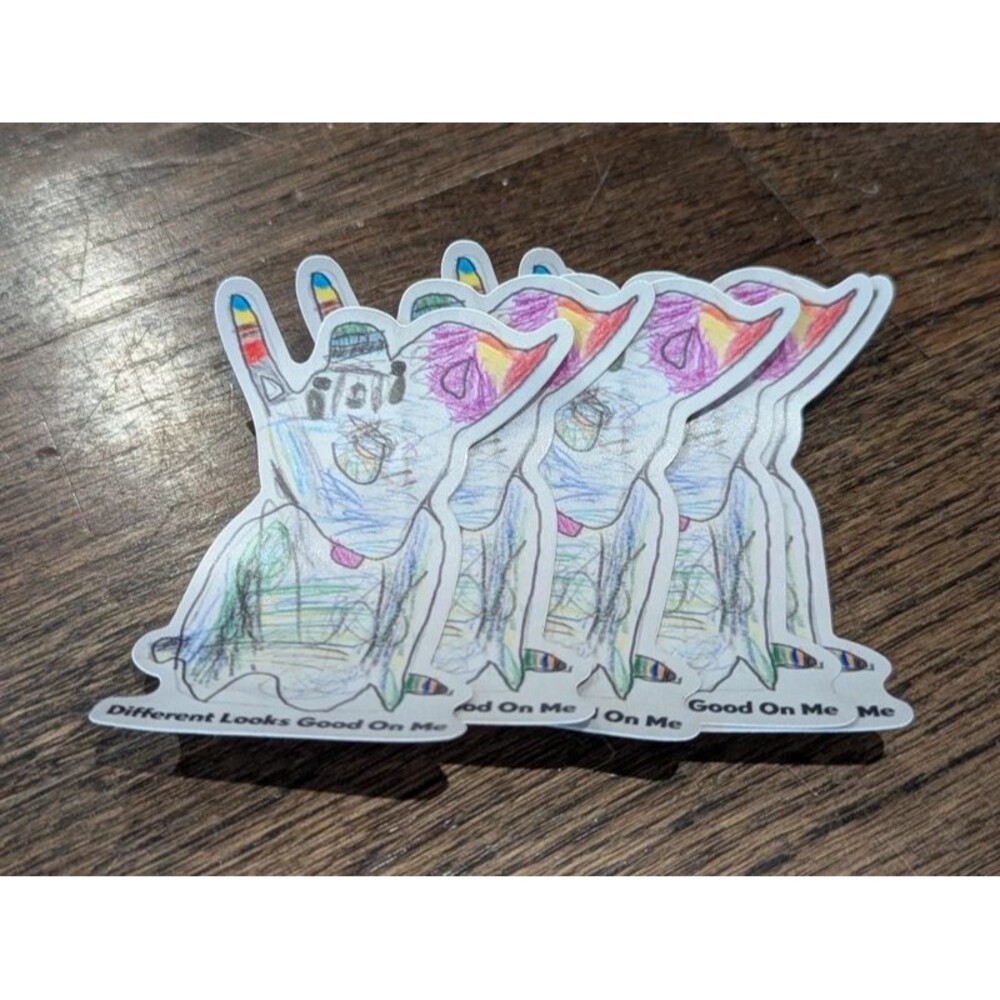 3" waterproof vinyl sticker lot